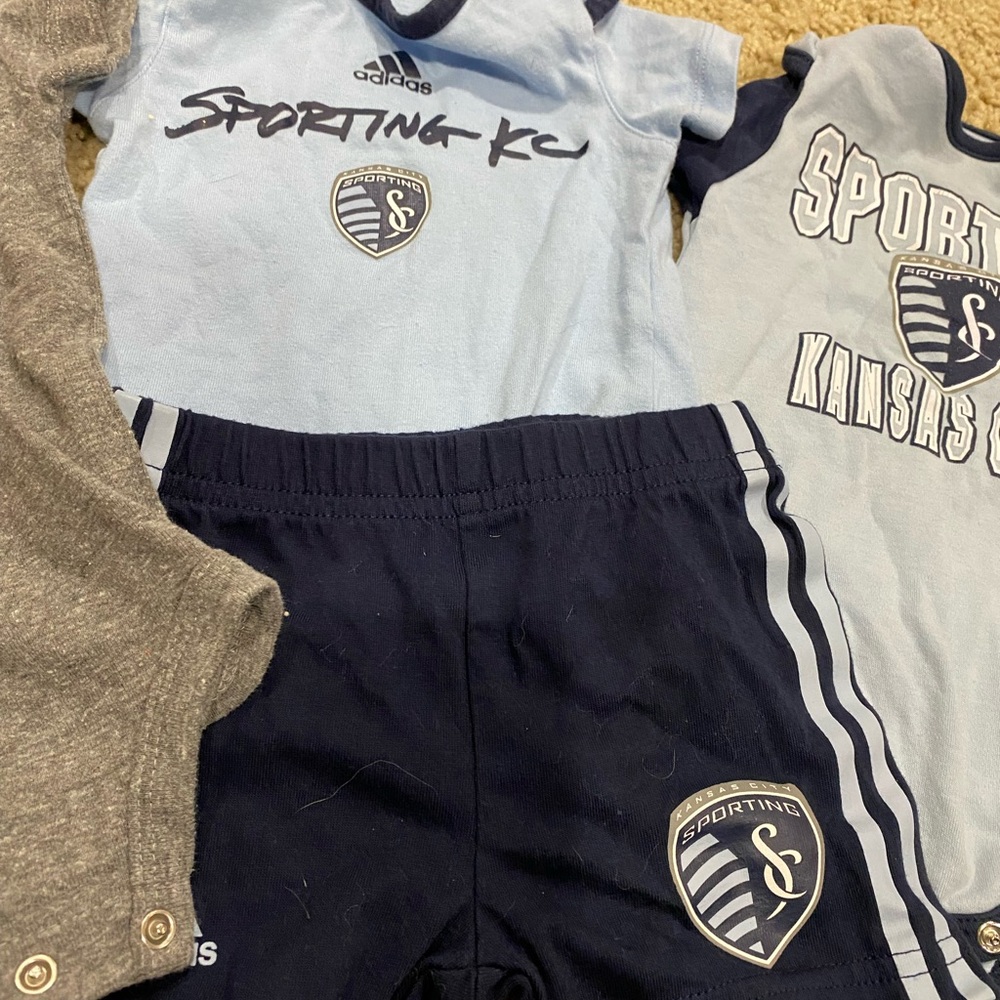 Sporting KC Baby Onesie Set - Picture 4 of 6